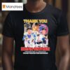 Thank You Brian Snitker Forever A Atlanta Braves Thank You For The Memories T Shirt