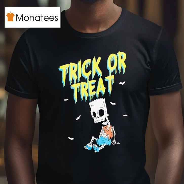 The Simpsons Trick Or Treat Skeleton Halloween T Shirt The Simpsons Trick Or Treat Skeleton Halloween T Shirt