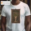 The Swordswoman Medieval Warrior Lady Holding Sword In Enchanted Fores T Shirt