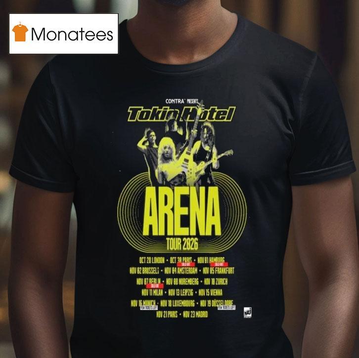 Tokio Hotel Arena Tour T Shirt Tokio Hotel Arena Tour T Shirt
