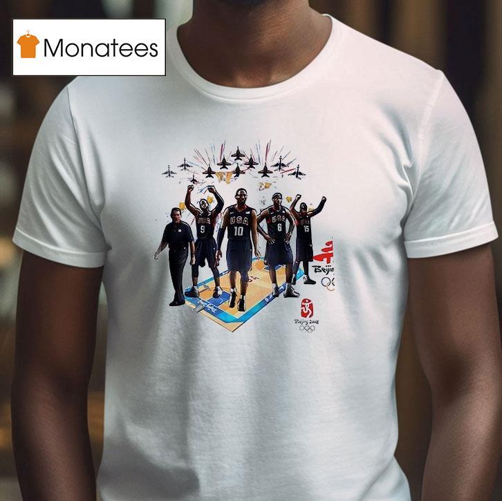 Usa Dream Lebron James Mike Krzyzewski Kobe Bryant Graphic T Shirt Usa Dream Lebron James Mike Krzyzewski Kobe Bryant Graphic T Shirt
