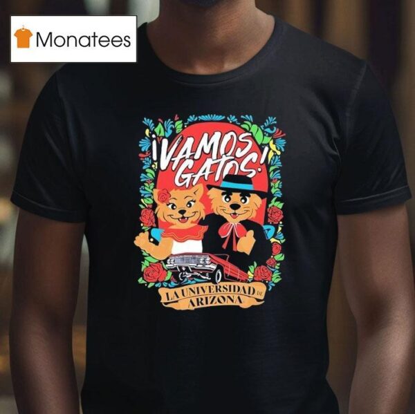 Vamos Gatos La Universidad De Arizona T Shirt