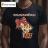 Washington Commanders Nfl Cozy State Bow T Shirt