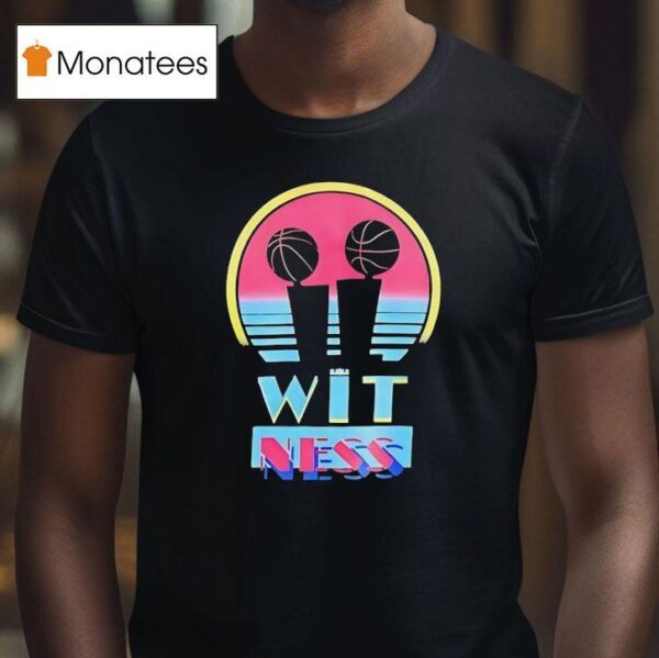 Wit Ness Basketball Cup Vintage T Shirt