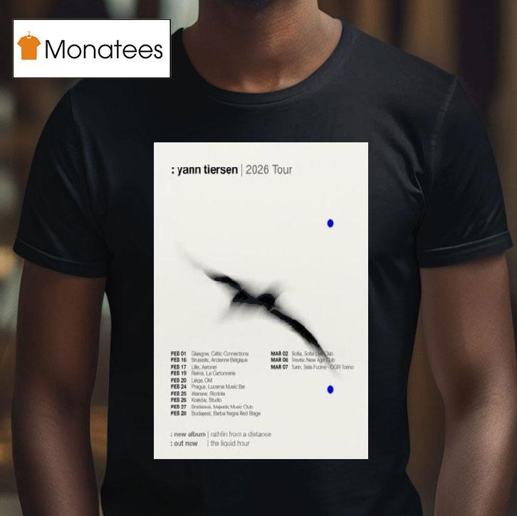Yann Tiersen Tour T Shirt Yann Tiersen Tour T Shirt