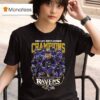 Afc North Division Champions Baltimore Ravens Team T Shirt