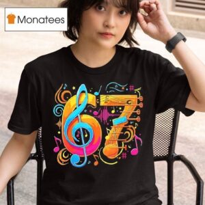 Music Notes Six Seven Ar T Shirt