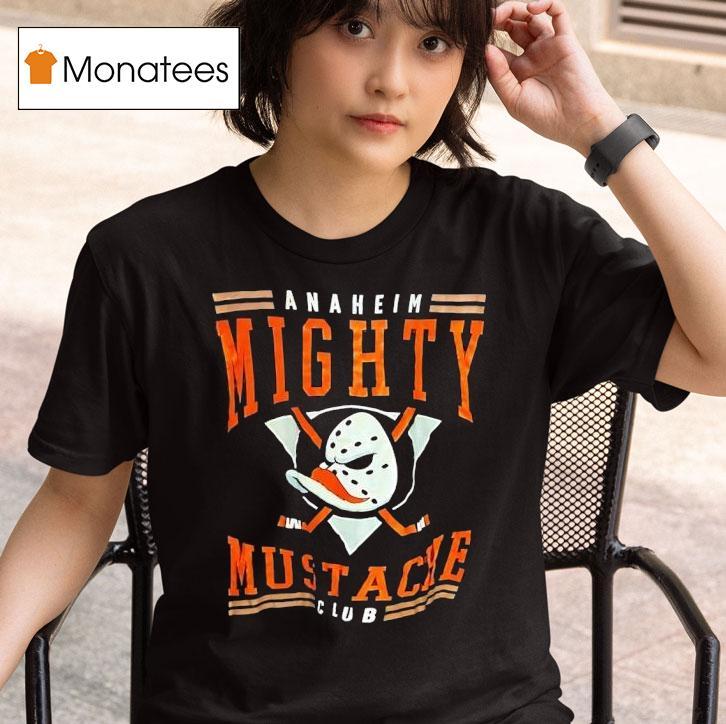 Anaheim Mighty Ducks Mustache Club T Shirt