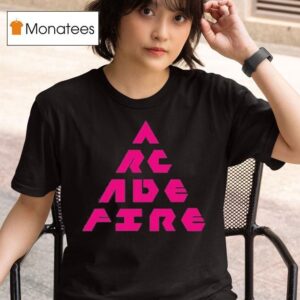 Arcade Fire Don T Think About Pink Elephant Tour Triangle T Shirt