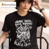 Black Iris Brewery Drink Beer Hail Satan T Shirt