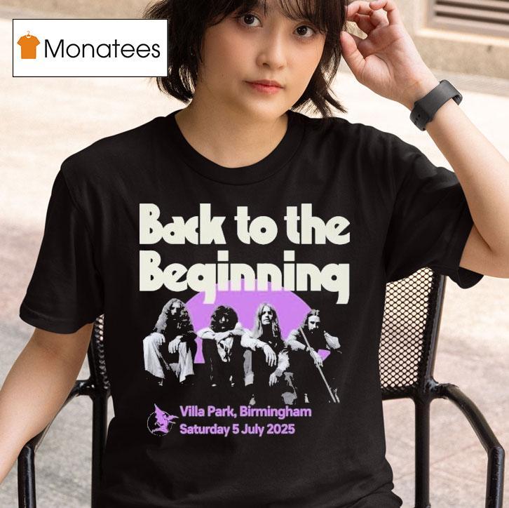 Black Sabbath Back To The Beginning Villa Park Birmingham Saturday July Photo T Shirt