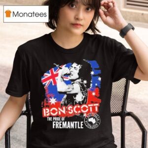 Bon Scott The Pride Of Fremantle Stamp T Shirt