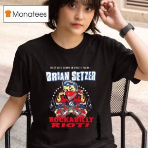 Brian Setzer Announces Rockabilly Riot Tour T Shirt
