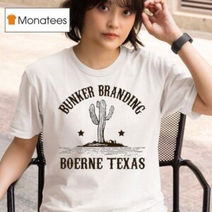 Bunker Branding Boerne Texas Cactus T Shirt