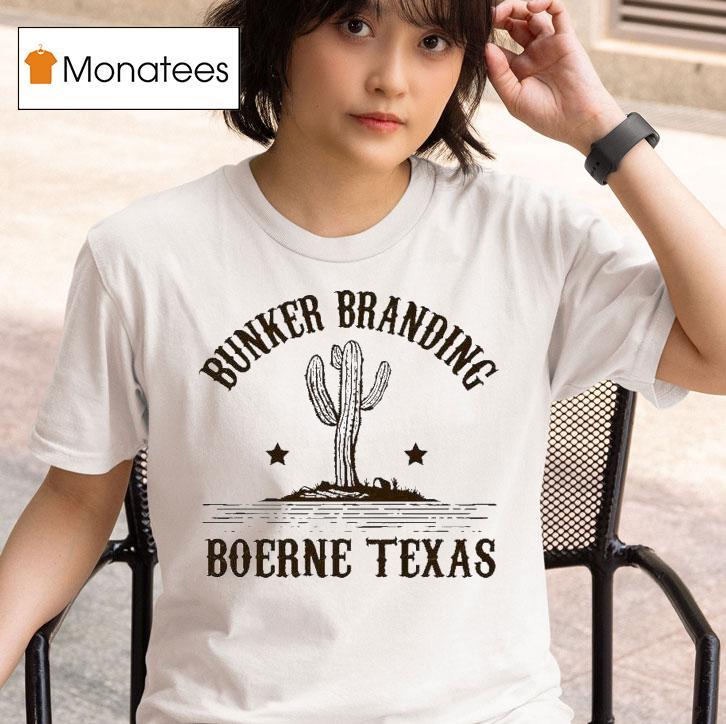 Bunker Branding Boerne Texas Cactus T Shirt