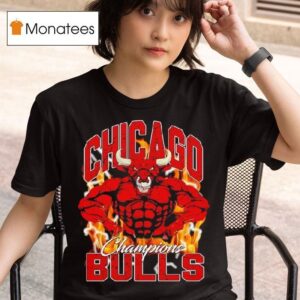Chicago Bulls Mascot Chicago Champions Bulls T Shirt