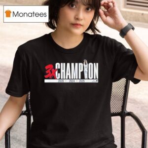 Clayton Kershaw Three Time Champion T Shirt