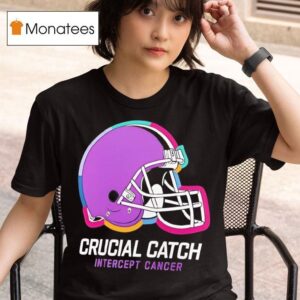 Cleveland Browns Nfl Crucial Catch Intercept Cancer Helme T Shirt