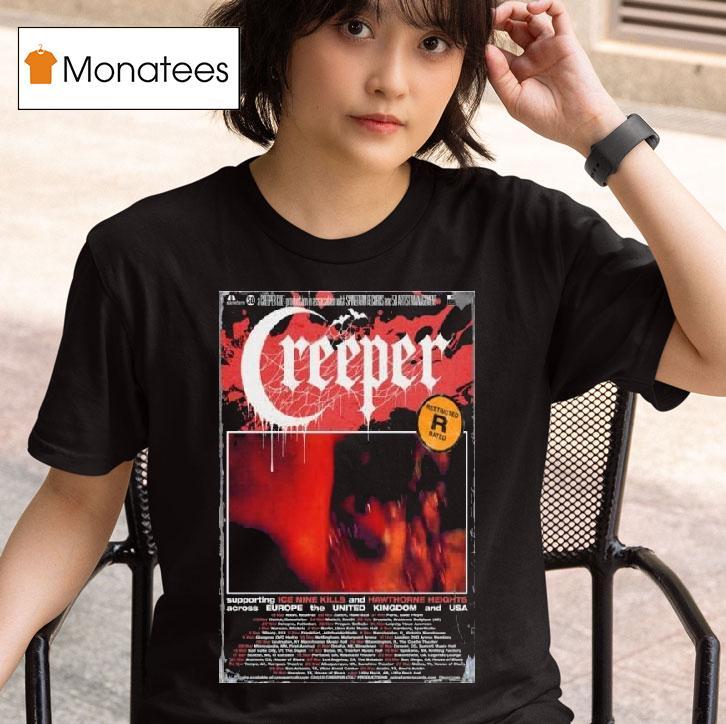 Creeper Europe Uk Usa Tour T Shirt