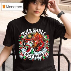 Creepmas Yule Shall Not Pass Wizard Santa Christmas T Shirt