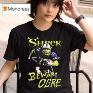 Dallas Cowboys Shrek Nfl Beware Ogre T Shirt