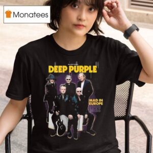 Deep Purple Mad In Europe Tour T Shirt