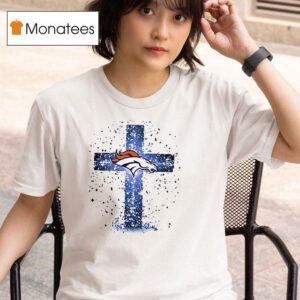 Denver Broncos I Can Do All Things Through Chris Cross T Shirt