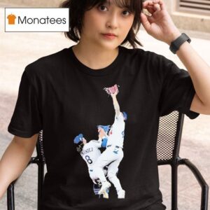 Dodgers Game Andy Page Kike Hernandez Outfield Catch Baseball Vintage T Shirt