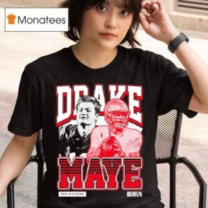 Drake Maye New England Patriots Football Quarterback T Shirt