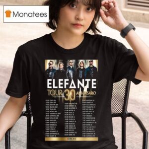 Elefante Tour Anniversary T Shirt