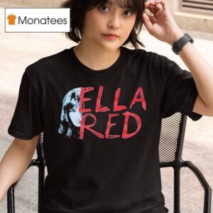 Ella Red Face Logo T Shirt