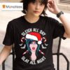 Elvira Sleigh All Day Slay All Night Christmas T Shirt