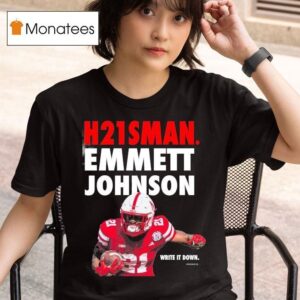 Emmett Johnson Hsman Write It Down Nebraska Cornhuskers T Shirt