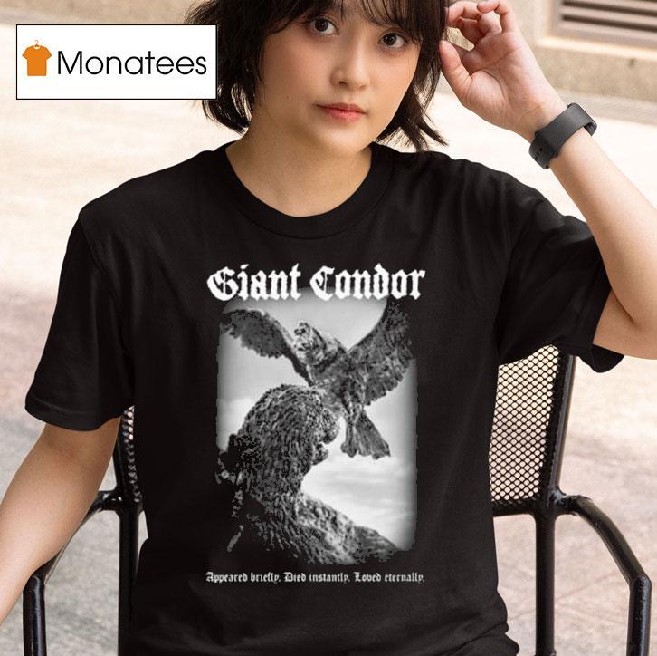 Giant Condor Vintage Black T Shirt
