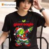 Giant Eagle X Grinch Lights Dabbing Christmas T Shirt