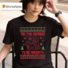 Gingerbread Man Doggy Style Tis The Season To Be Naughty Christmas T Shirt