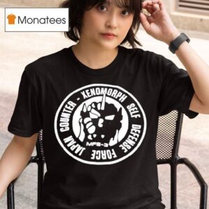 Godzilla Jxsdf Counter Xenomorph Self Defense Force Japan T Shirt