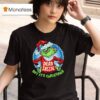Grinch Santa Claus Toilet Just Waiting For Grinchmas Merry Christmas T Shirt