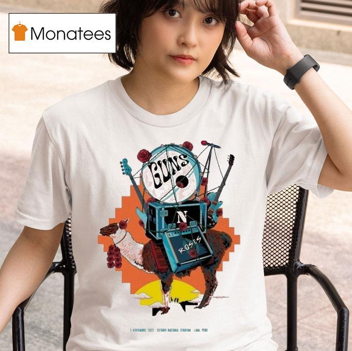 Guns N Roses Lima Peru Tonight For Estadio Nacional Stadium On Noviembre T Shirt
