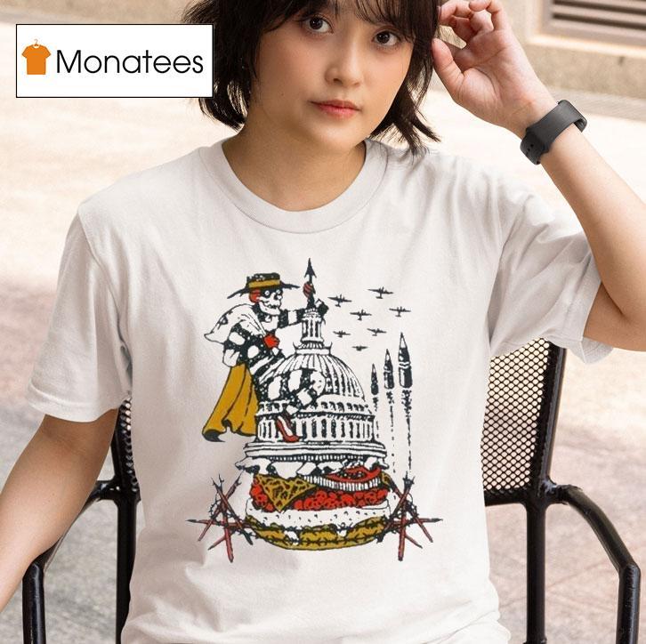 Hasan Piker Murder Burger Skeleton T Shirt