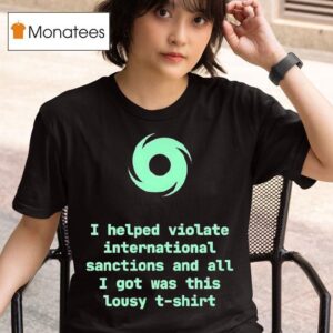 I Helped Violate International Sanctions And All I Got Was This Lousy T Shirt