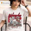 Image One Natural Nebraska Huskers Comfort Colors Hand Drawn Campus Stack T Shirt