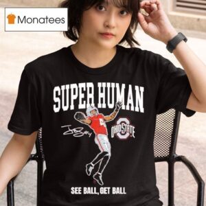 Jeremiah Smith Superhuman Ohio State Football T Shirt