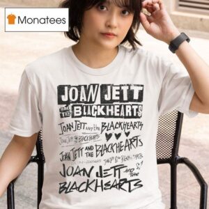 Joan Jett And The Blackhearts Punk Logo T Shirt
