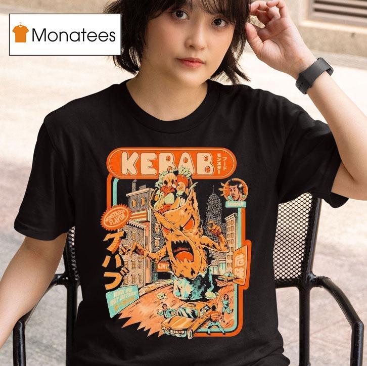 Kebab Attack Monster Flavor Run Or Get Bitten T Shirt