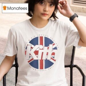 Kith And Kin London England Est Union Jack Shield T Shirt