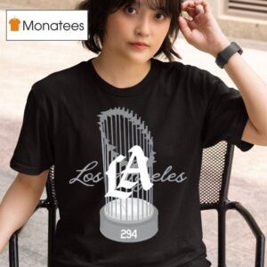La Dodgers World Champs Trophy T Shirt