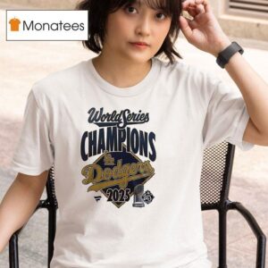La Dodgers World Series Champions Sided T Shirt
