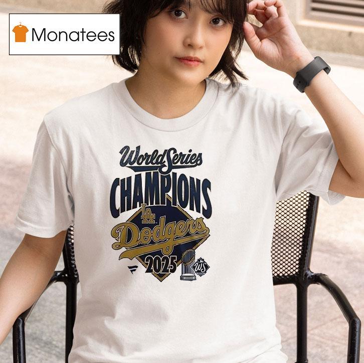 La Dodgers World Series Champions Sided T Shirt