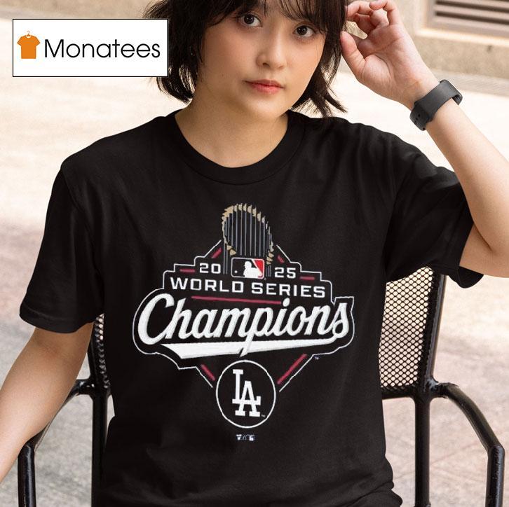 Los Angeles Dodgers World Series Champions Logo T Shirt
